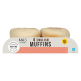 M&S English Muffins 4 per pack, imported from the UK