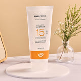 Green People SPF 15 sun cream with tan accelerator 200ml, UK version