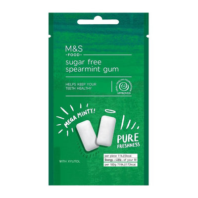 M&S M&S Sugar Free Spearmint Chewing Gum 27g- Buy online at McGrocer