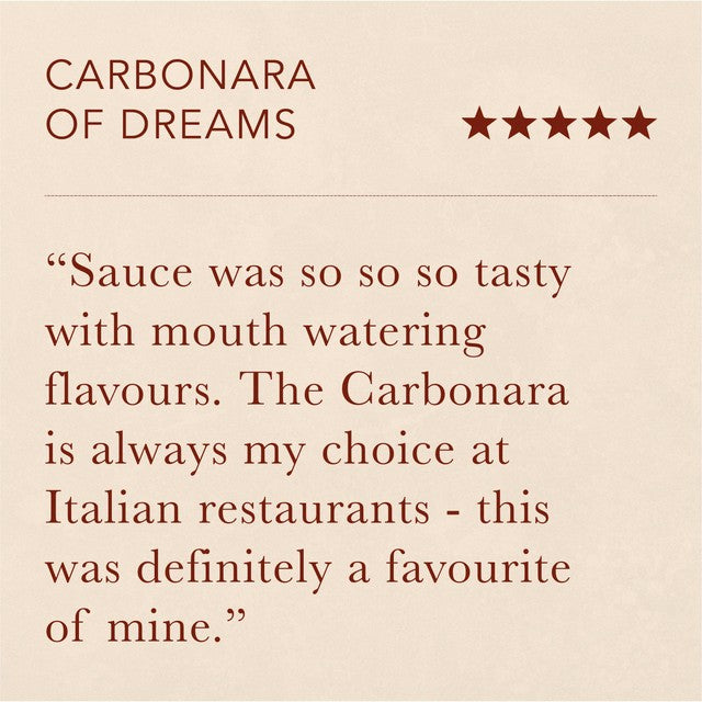 Pasta Evangelists carbonara sauce 240g, imported from the UK