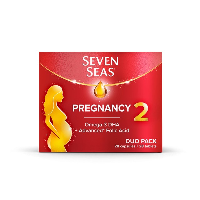Seven Seas pregnancy vitamin supplement 28 capsules and 28 tablets (British brand)