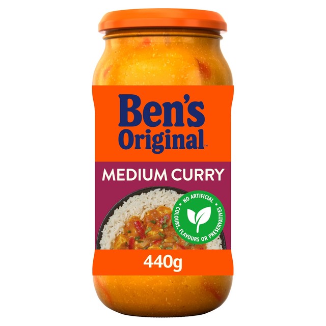 Ben's Original Curry Sauce Medium 440g - British product
