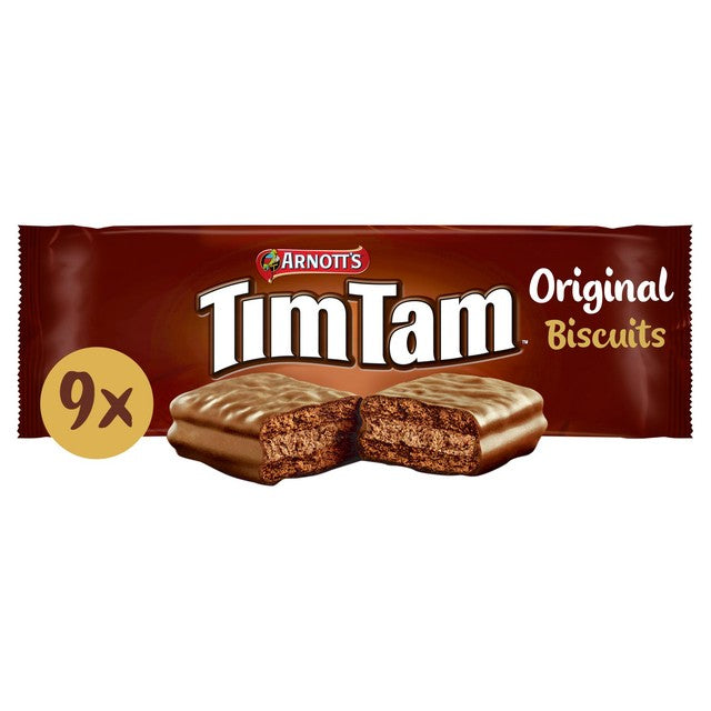 Tim Tam Original Chocolate Biscuit Bars 163g (British brand)