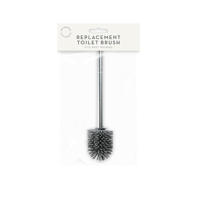 Bathroom Essentials replacement toilet brush silicone head 35cm - British product