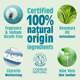 Salt of the Earth unscented natural deodorant spray refill 300ml (British brand)