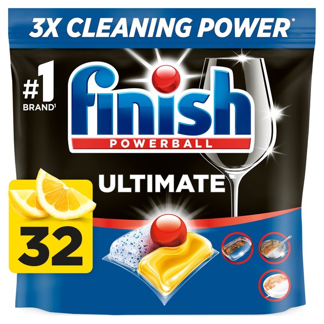 Finish Ultimate dishwasher tablets lemon, UK version