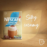 Nescafe Gold decaf unsweet cappuccino coffee 7 sachets, imported from the UK
