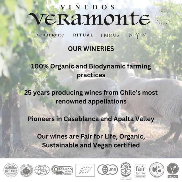 Veramonte Organic Carmenere wine 75cl (British brand)