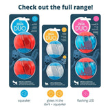 Zeus Duo Ball with squeaker 5cm (British brand)