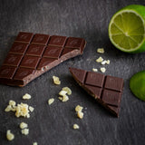 Willie's Cacao dark chocolate with ginger and lime 50g (British brand)
