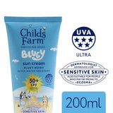 Childs Farm Bluey SPF50+ sun cream, UK version