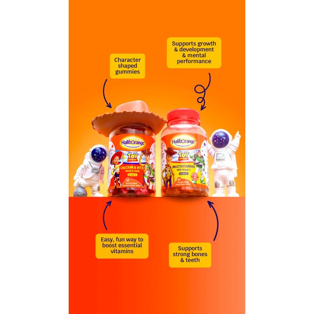 Haliborange Omega-3 Multivitamin Softies Orange Flavour 60 Softies, UK version