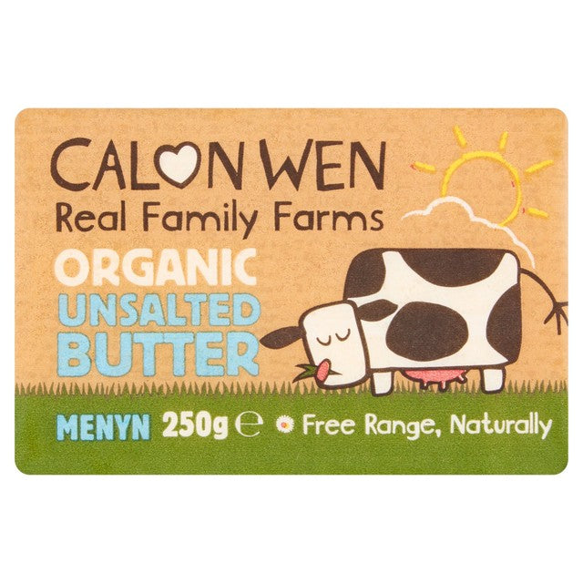 Calon Wen organic unsalted butter 250g - British product