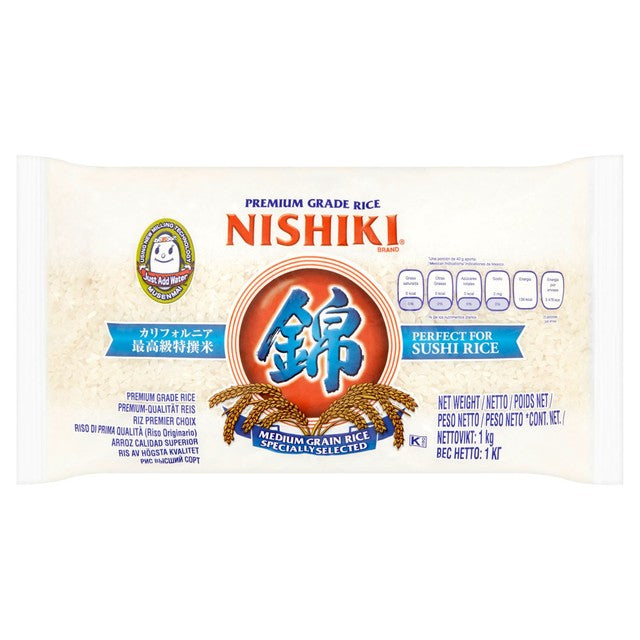 Nishiki Musenmai Sushi Rice 1kg imported from the USA