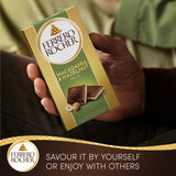 Ferrero Rocher milk chocolate with hazelnut and macadamia bar 90g - British product