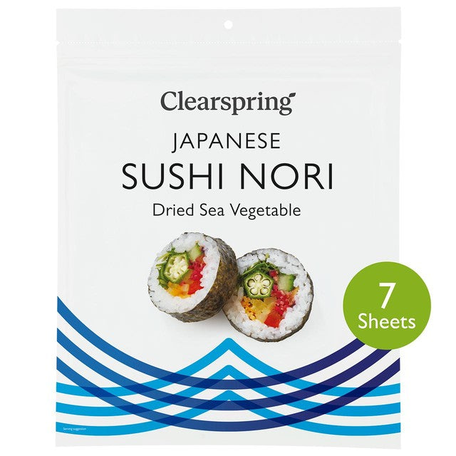 Clearspring sushi nori sheets 7 sheets - British product