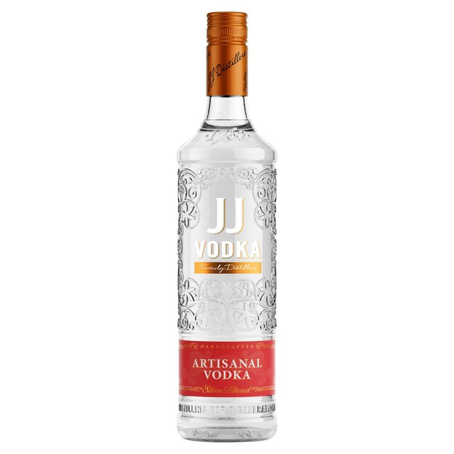 JJ Whitley Artisanal Vodka 1L, UK version