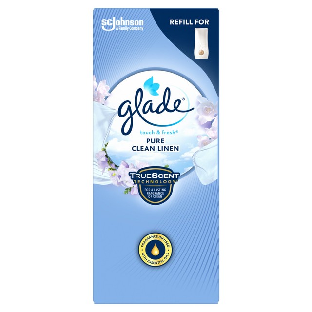 Glade Clean Linen air freshener refill 10ml, UK version