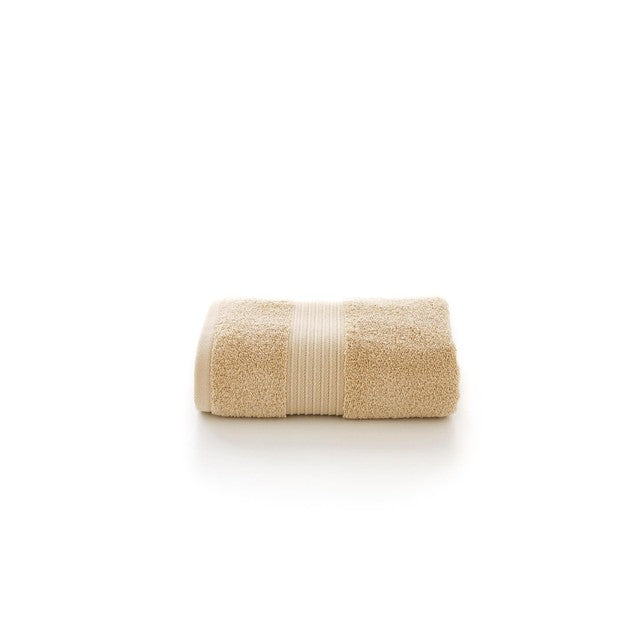 Bliss hand towel in Biscuit, 50cm x 90cm - British product