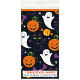 Unique Party Halloween plastic table cover 84x54 inch - British product