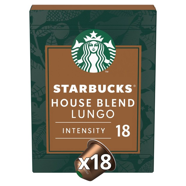 Starbucks House Blend Nespresso coffee capsules 18 pack - British product
