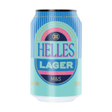 M&S Harbour Helles Lager 330ml, imported from the UK