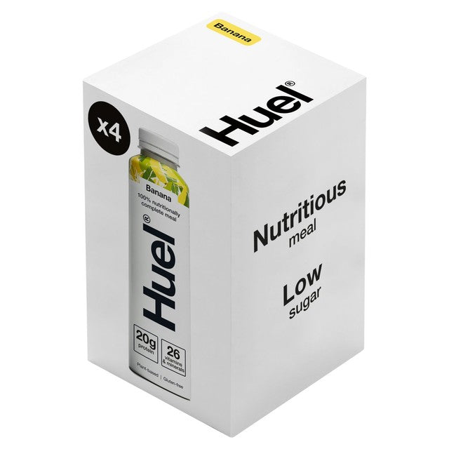 Huel Banana meal replacement drink multipack 4 x 500ml, UK version