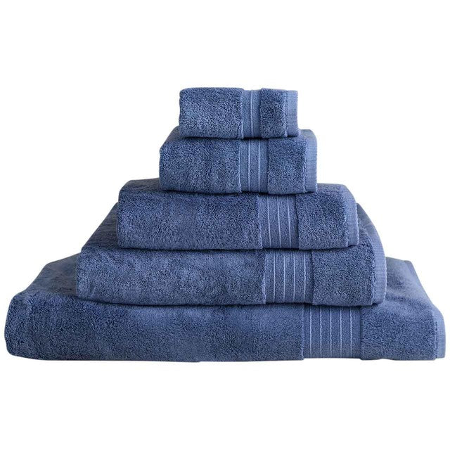 M&S face towels denim 650GSM, UK version