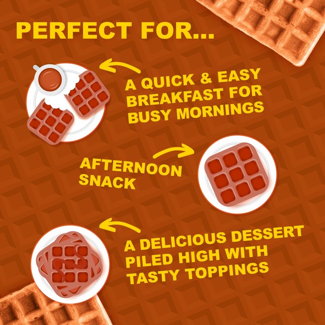 McVitie's chocolate flavour toasting waffles 8 x 28g multipack, imported from the UK