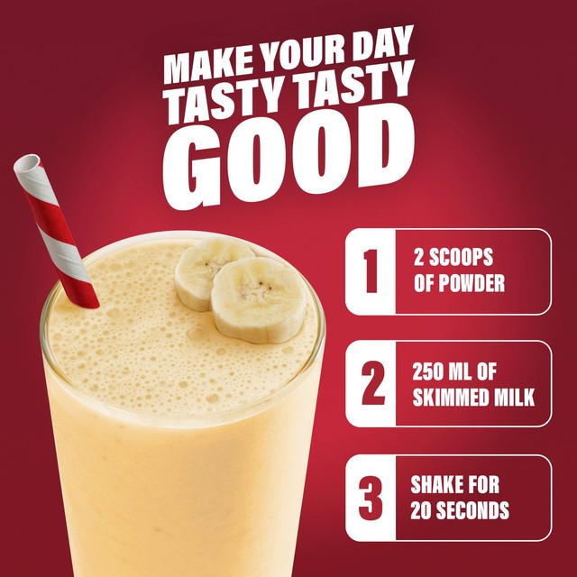 SlimFast banana meal shake powder 365g (British brand)