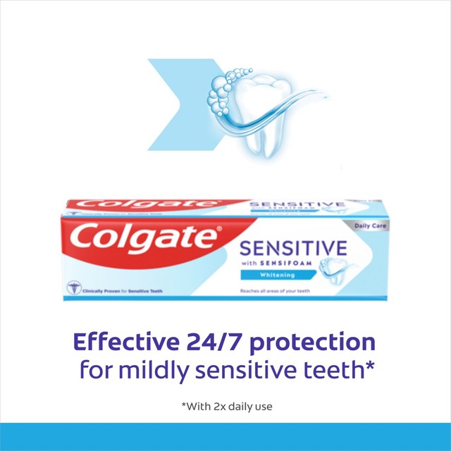 Colgate sensitive whitening toothpaste 75ml - British product