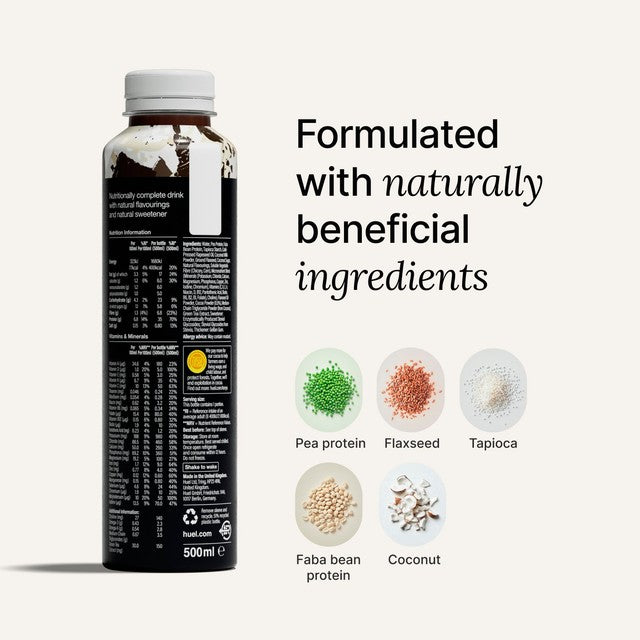 Huel Cookies & Cream meal replacement drink 500ml, UK version