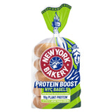 New York Bakery protein seeded bagels 5 pack, imported from the UK