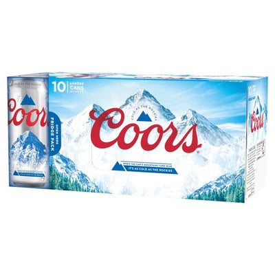 M&S Coors Lager Beer 10 x 440ml- Buy online at McGrocer
