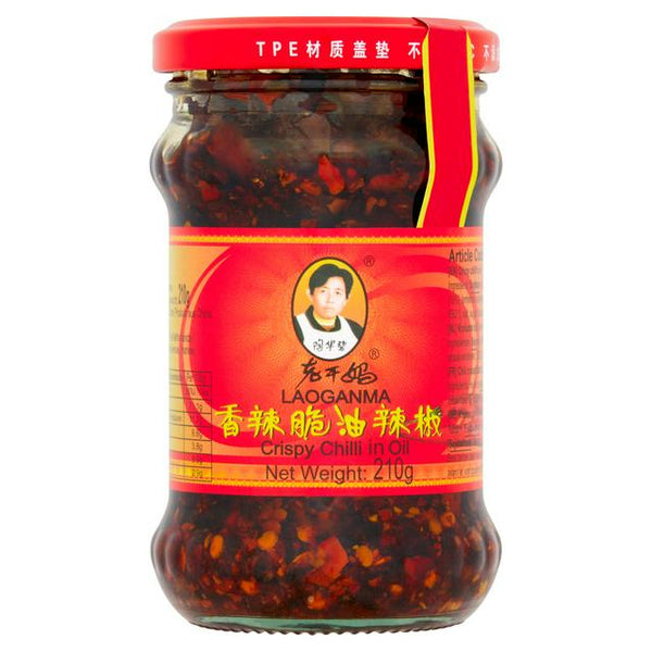 Crispy Chilli in Oil with Soybean Oil, Chilli, and Onion 210g
