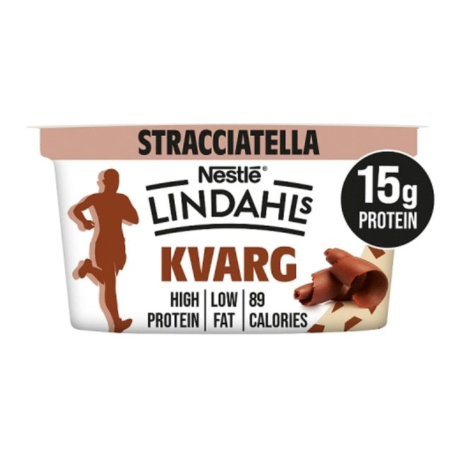 Yogur Lindahls Kvarg Stracciatella 150 g, versión británica