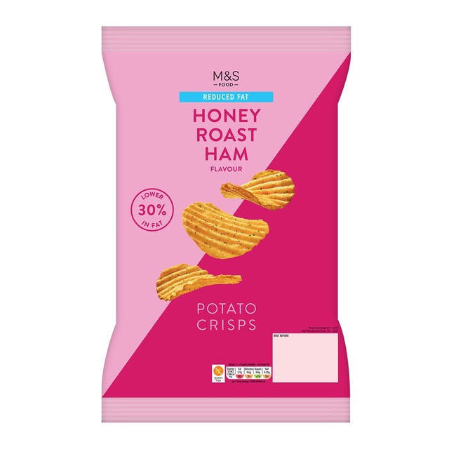 M&S honey roast ham crisps, UK version
