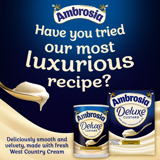 Ambrosia Devon custard can, UK version
