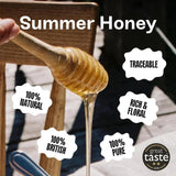 Black Bee British Summer Runny Wildflower Honey 227g - British product