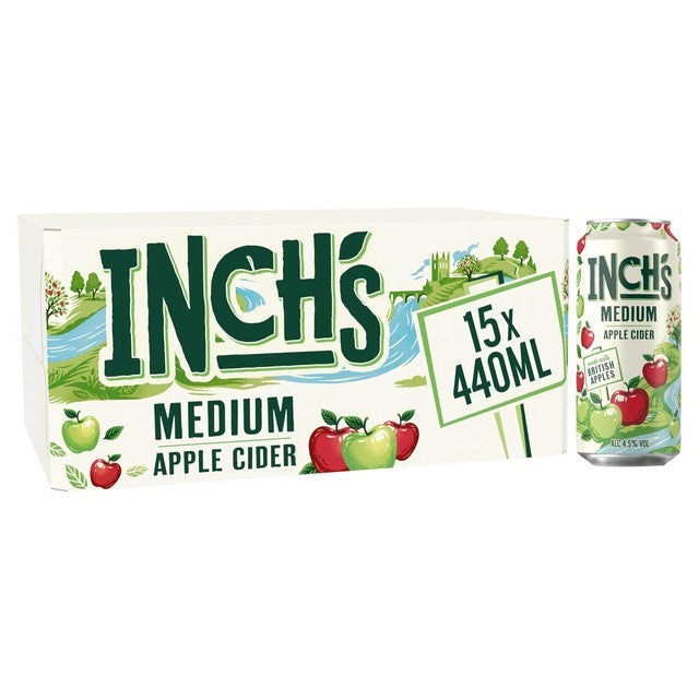 Inch's Medium Apple Cider Can 440ml, UK version