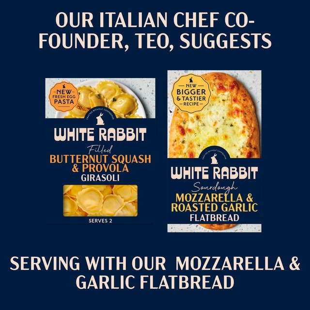 White Rabbit Gluten Free Butternut Squash & Sage Girasoli Pasta 250g (British brand)