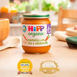 HiPP Organic vegetables rice chicken baby food 125g, UK version