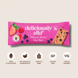 Deliciously Ella mixed berry oat bars 3 x 50g multipack - British product