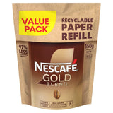 Nescafe Gold Blend instant coffee refill pack 150g, imported from the UK