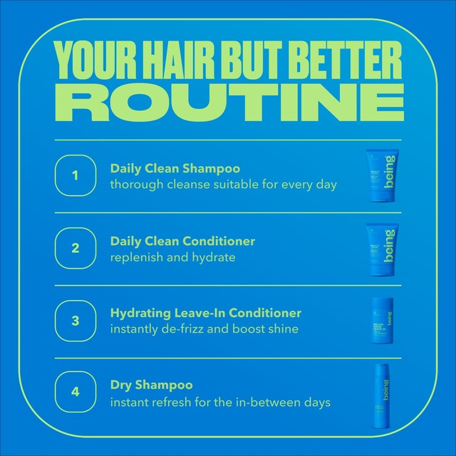 Being NOURISH + SHINE Daily Clean Shampoo (British brand)