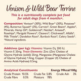 Lily's Kitchen venison terrine for dogs (British brand)