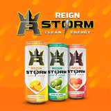 Reign Storm Kiwi Blend energy drink 355ml, imported from the UK