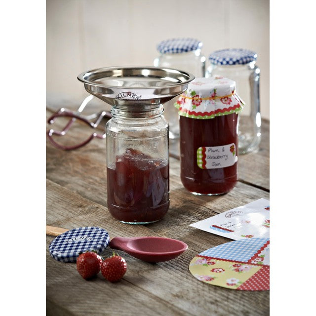Kilner Stainless Steel Easy Fill Funnel 5 x 14.5 cm, UK version
