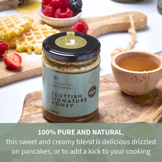 Scottish Bee Company heather and blossom honey 227g (British brand)