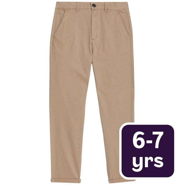 M&S boys chinos Stone 6-7 years, imported from the UK